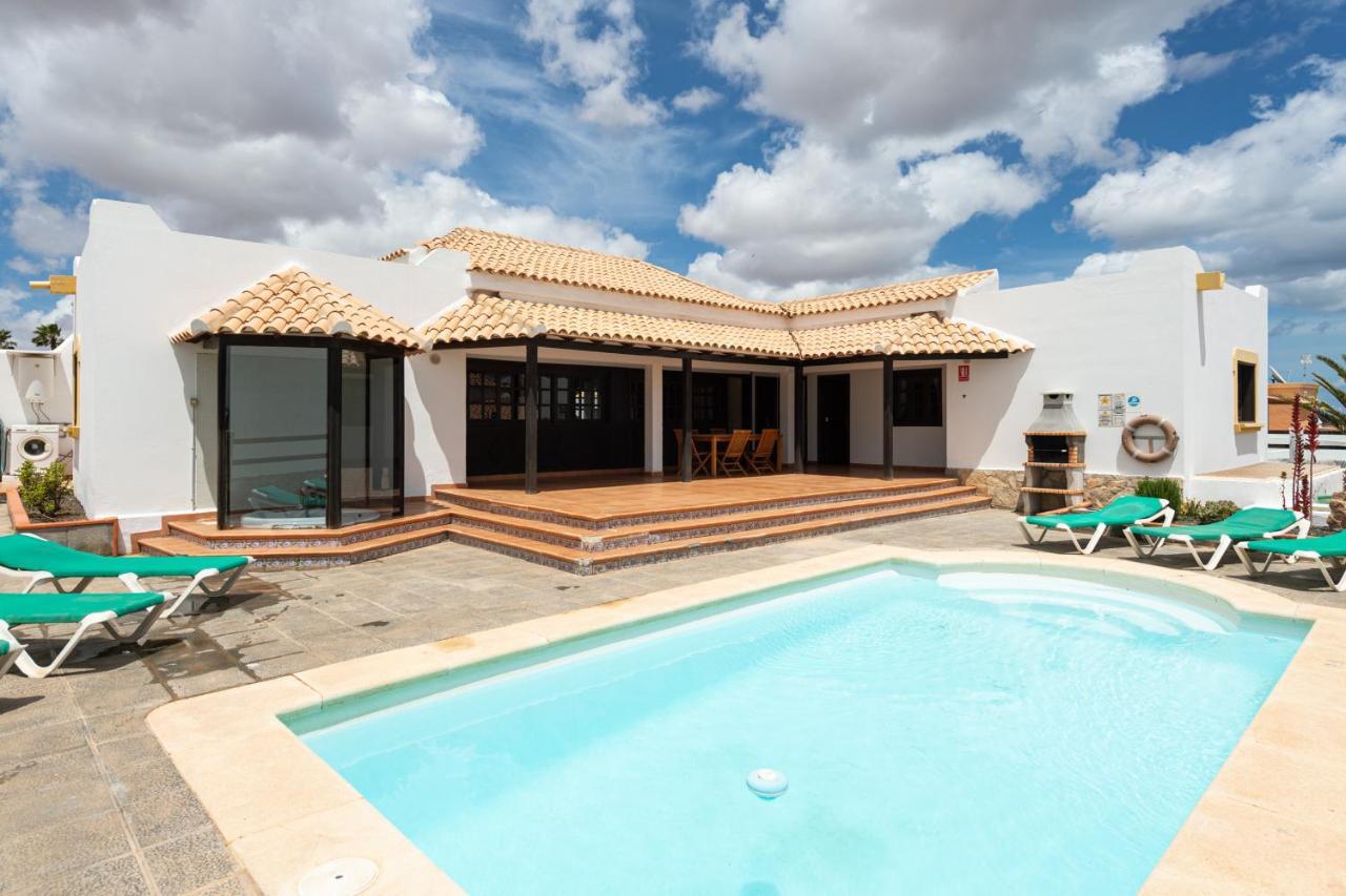 Homeforguest Villa Lobos Con Piscina Privada Caleta De Fuste Exteriér fotografie